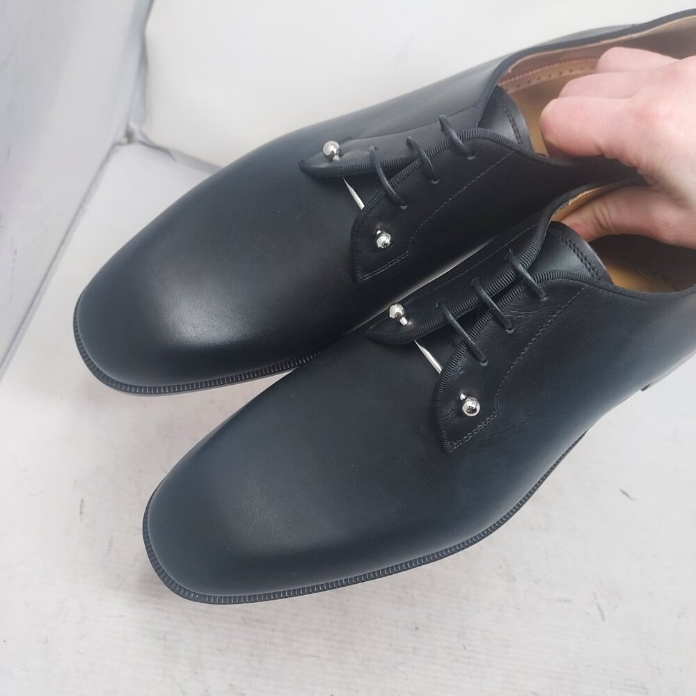 Christian Louboutin Black Chambeliss Leather Oxford Shoe - Picture 7 of 12